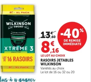 Rasoirs jetables Wilkinson Xtreme 3