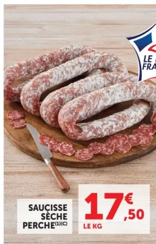 Saucisse sèche perche