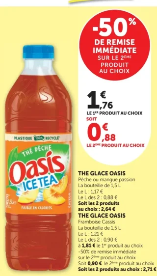 Thé glacé Oasis Ice Tea