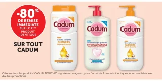 Gamme de produits de douche Cadum
