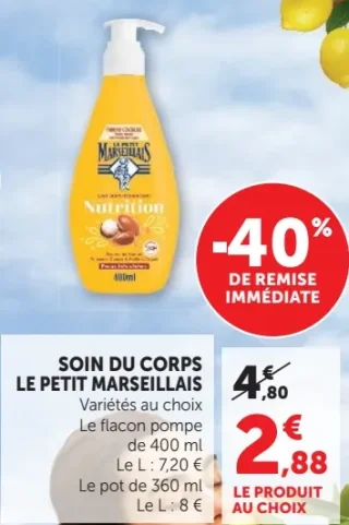 Soin du corps Le Petit Marseillais