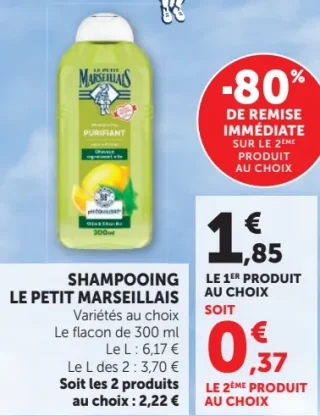 Shampooing Le Petit Marseillais
