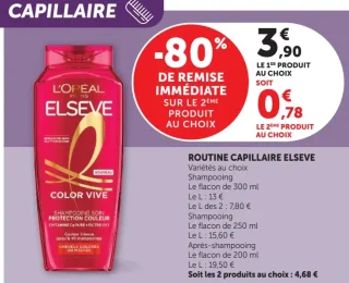 Routine Capillaire Elseve L'Oréal
