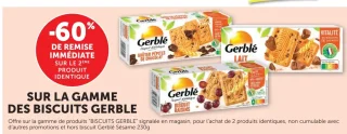 Biscuits de la gamme Gerblé