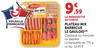 Plateau mix barbecue Le Gaulois