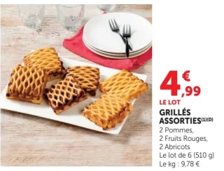 Grillés Assorties