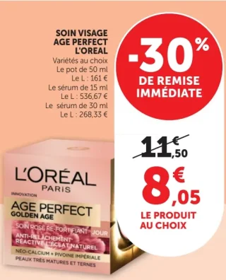 Soin Visage Age Perfect L'Oreal
