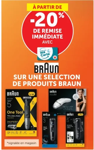 Sélection de produits Braun