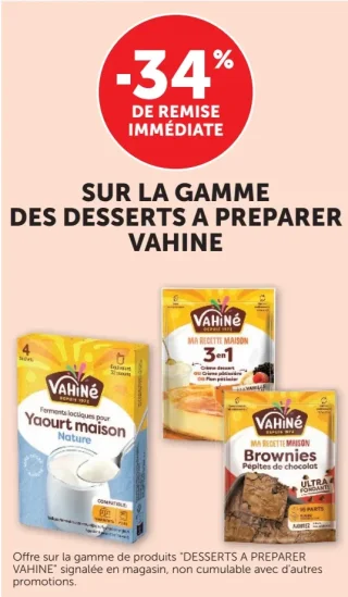 Vahiné Desserts à Préparer