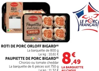 ROTI DE PORC ORLOFF BIGARD