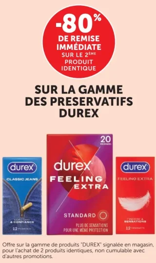 Préservatifs Durex