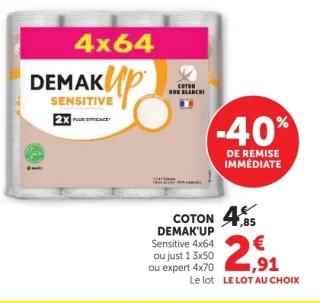 Coton Demak'up Sensitive