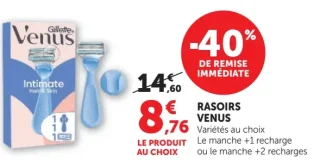 Rasoirs Venus Intimate