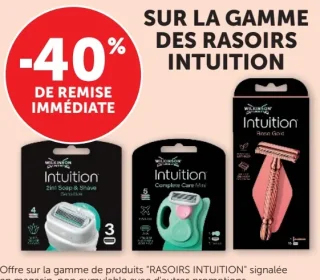 Rasoirs Intuition Wilkinson Sword