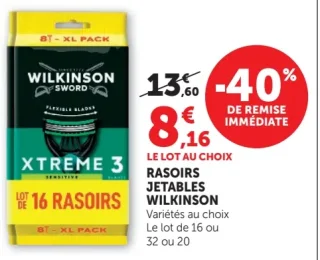Rasoirs Jetables Wilkinson Sword Xtreme 3