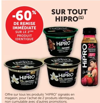 Yaourt / Boisson protéinée HiPRO