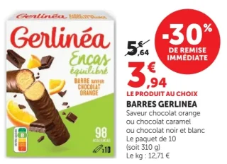 Barres Gerlinéa Encas équilibré