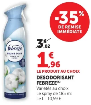 Désodorisant Febreze
