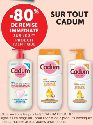 Gel douche Cadum