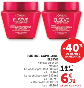 Routine Capillaire L'Oréal Elseve Masque