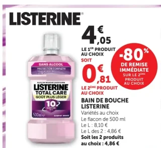 Bain de bouche Listerine