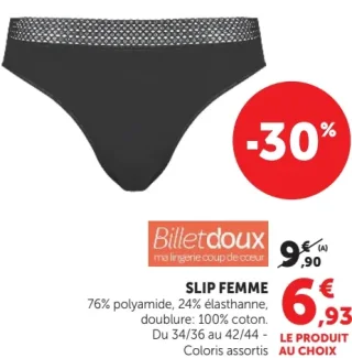 Slip femme Billet doux
