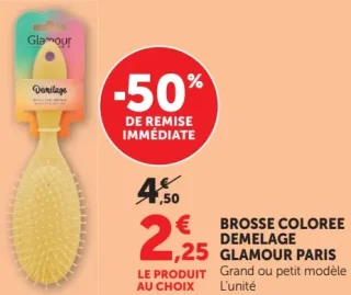BROSSE COLOREE DEMELAGE GLAMOUR PARIS