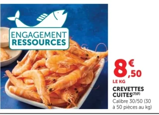 Crevettes cuites