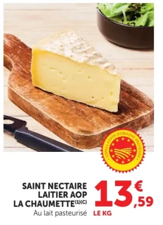 Saint Nectaire laitier AOP La Chaumette