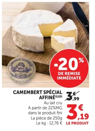 Camembert spécial affiné