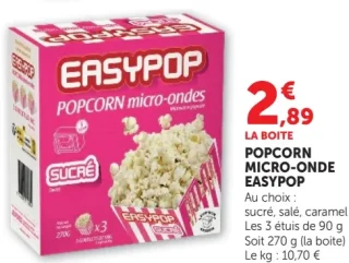 Easypop Popcorn micro-ondes