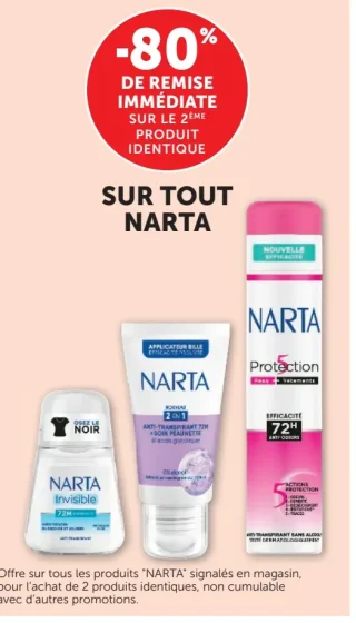 Déodorants et anti-transpirants Narta