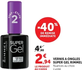 Vernis à ongles Super Gel Rimmel