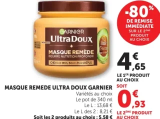 Masque Remède Garnier Ultra Doux