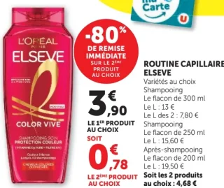 Shampooing ou Après-shampooing L'Oréal Elseve Color Vive