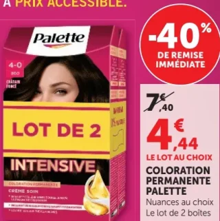 Coloration Permanente Palette
