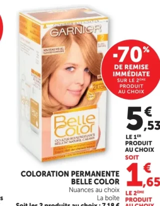 Coloration Permanente Belle Color Garnier