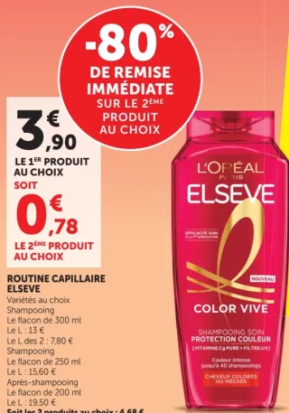 Routine capillaire L'Oréal Elseve