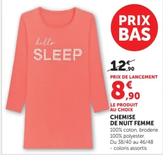 CHEMISE DE NUIT FEMME