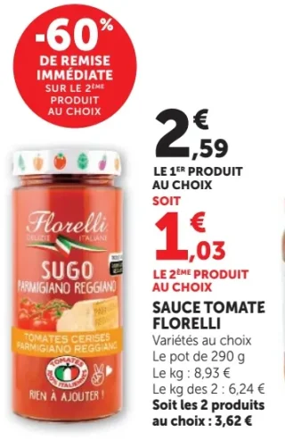 SAUCE TOMATE FLORELLI