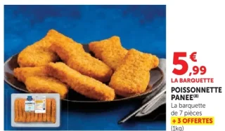 Poissonnette panée