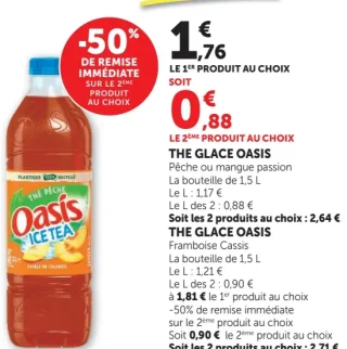 Thé glacé Oasis