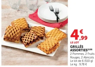 Grillés assorties