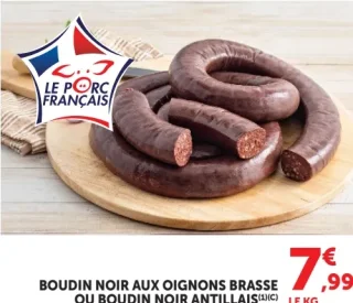 Boudin noir aux oignons brasse ou Boudin noir antillais