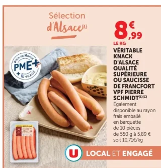 Véritable Knack d'Alsace Pierre Schmidt