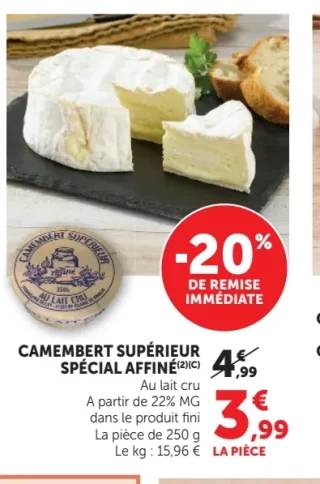 CAMEMBERT SUPÉRIEUR SPÉCIAL AFFINÉ