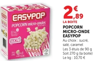 Easypop Popcorn Micro-onde