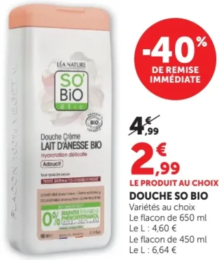 DOUCHE SO BIO étic LÉA NATURE