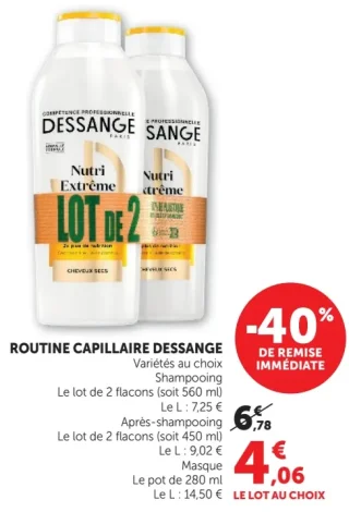 Shampooing ou après-shampooing Dessange Nutri Extrême