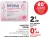 Promo Lingettes individuelles Intima